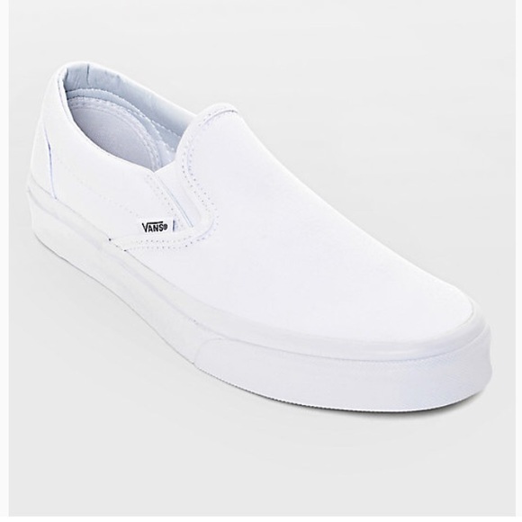 Vans Other - White slip on vans